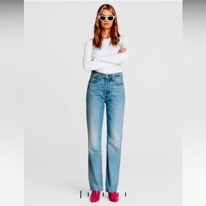 Rag & Bone NWT Alex High-Rise Tulip Jeans, size 28